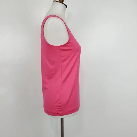 Chico's Pink Stretchy Tank Top Chico's Size 0, US S/4 - Picture 5 of 10